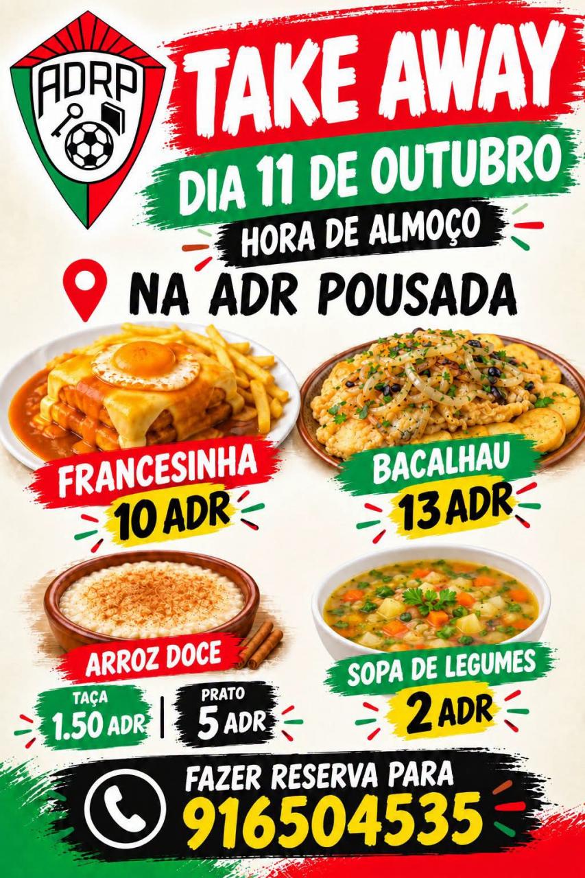 Take Away ADR POUSADA 