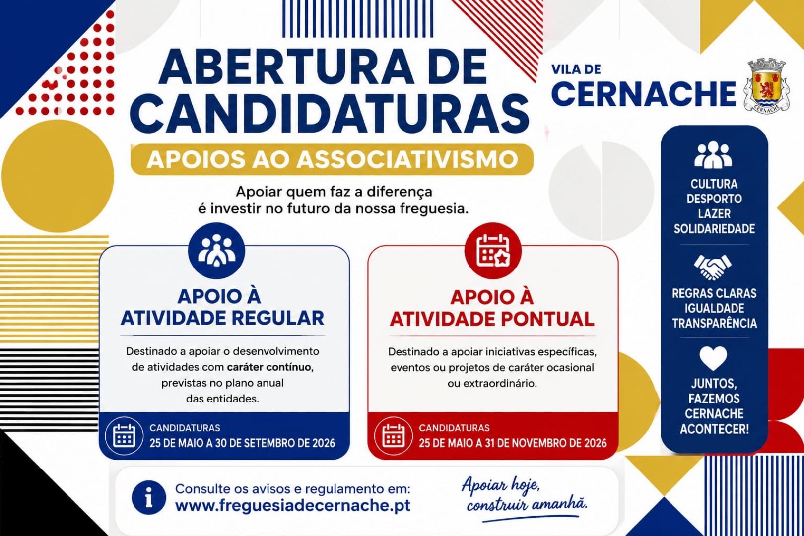 APOIO &Agrave;S ASSOCIA&Ccedil;&Otilde;ES